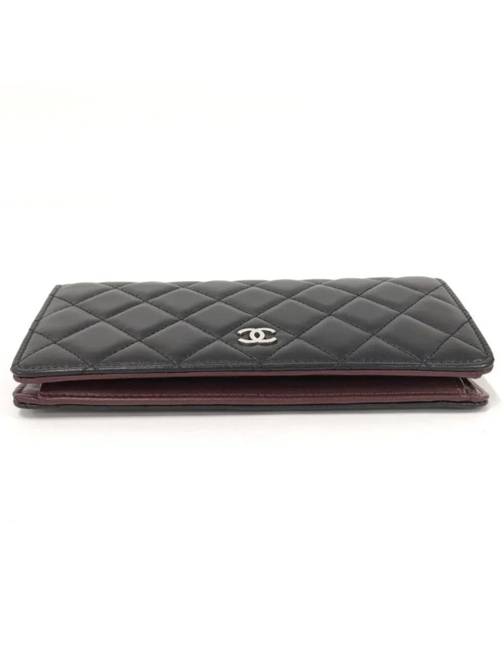 Chanel Timeless Classic Bifold Wallet Leather Black